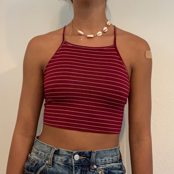 Red and white tank top! - Picture 1 of 3